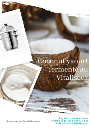 Coconut'yaourt fermenté au Vitaliseur - Présentation